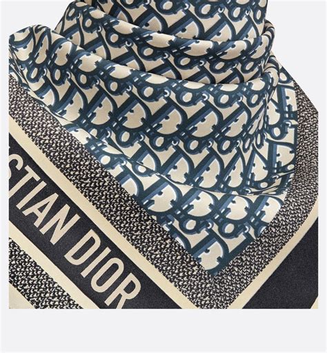 Foulard quadrato Diortwin Dior Oblique 70.